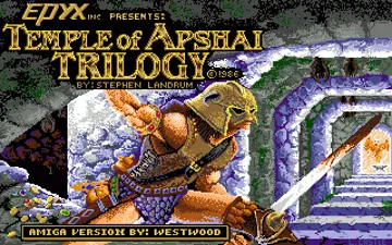 Temple of Apshai Trilogy screen shot title